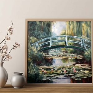 The Bridge | Poster Oil Painting Claude Monet