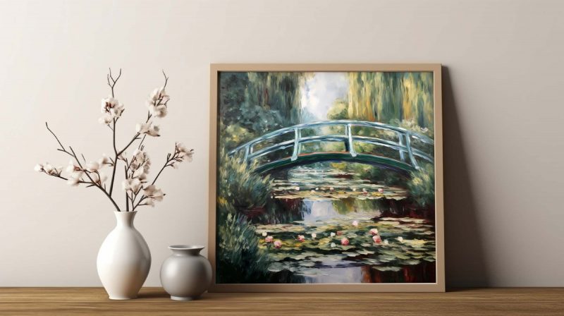 The Bridge | Poster Oil Painting Claude Monet