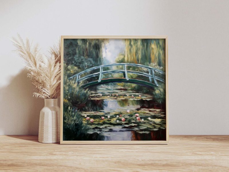 The Bridge | Poster Oil Painting Claude Monet - Image 9
