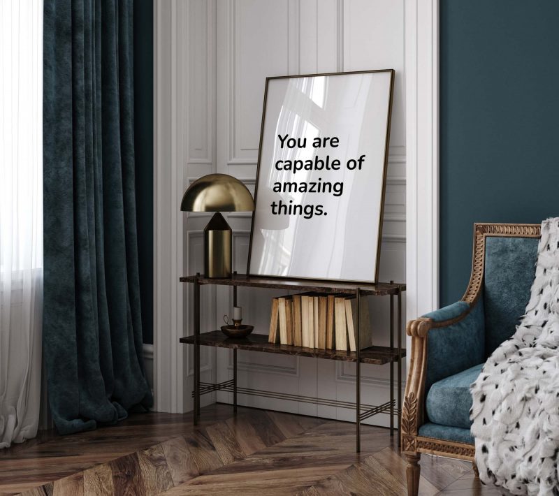 Poster: You are capable of amazing things | Inspirational Art - Image 10