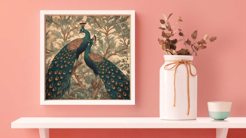 Peacock Wall Art | botanical Poster | William Morris Art Decor - Poster - Image 5