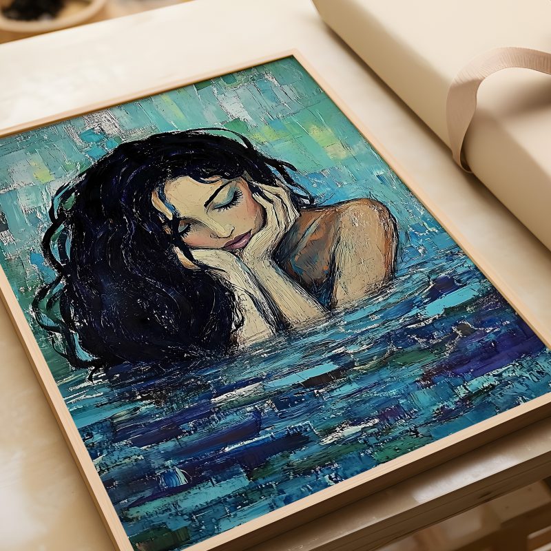 Aphrodite Oil Painting Poster | Divine Feminine Art | Art Nouveau Print | Moderne Kunst - Image 2