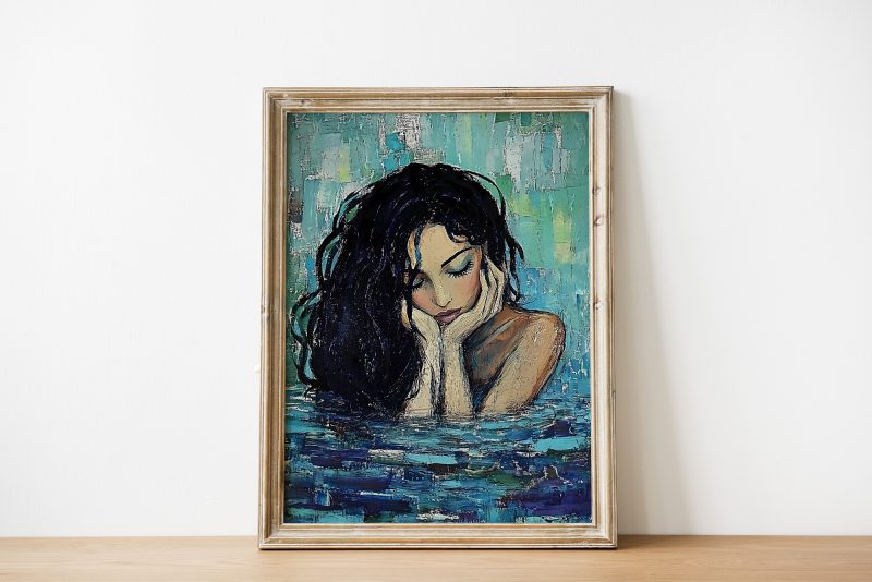 Aphrodite Oil Painting Poster | Divine Feminine Art | Art Nouveau Print | Moderne Kunst - Image 3