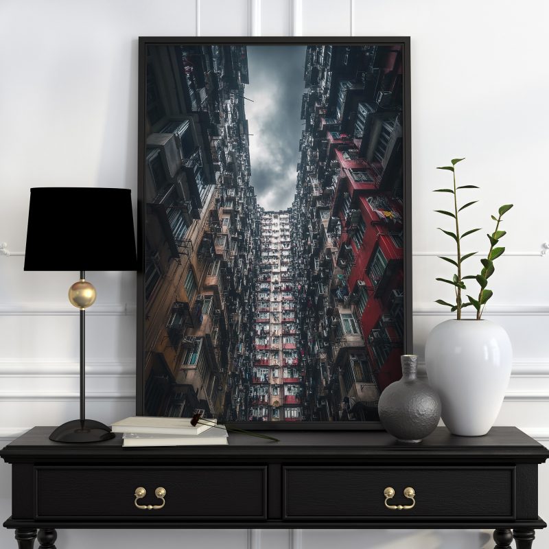 Hong Kong Apartment Complex | Asian Capital Poster | Retro Photography Art - Image 5