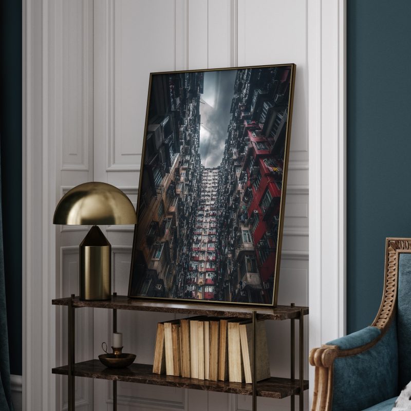Hong Kong Apartment Complex | Asian Capital Poster | Retro Photography Art - Image 2