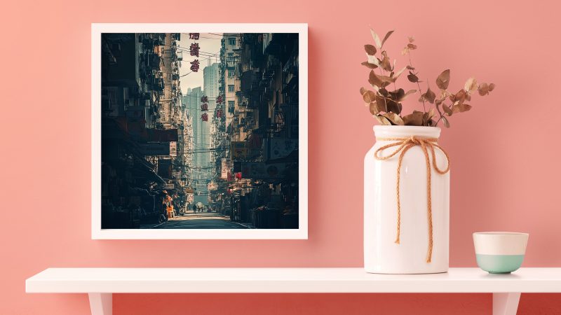 Hongkong Street View with Skyscrapers | Retro Photography Poster | World Travel Art - Image 13