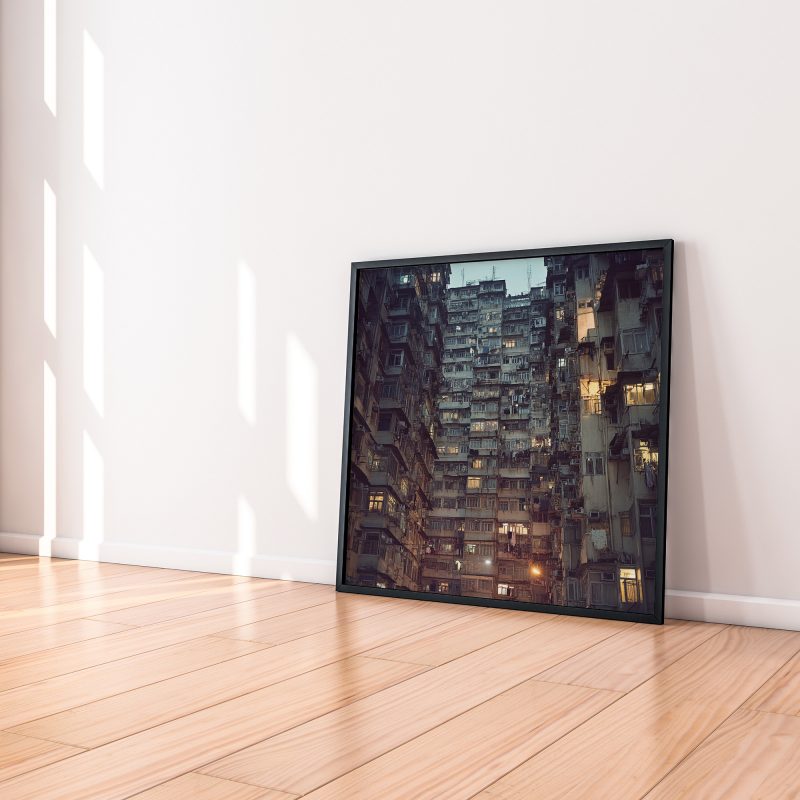 Kowloon City Housing Complex | Retro Photography Hongkong Poster Art | Asian Highrise - Image 13