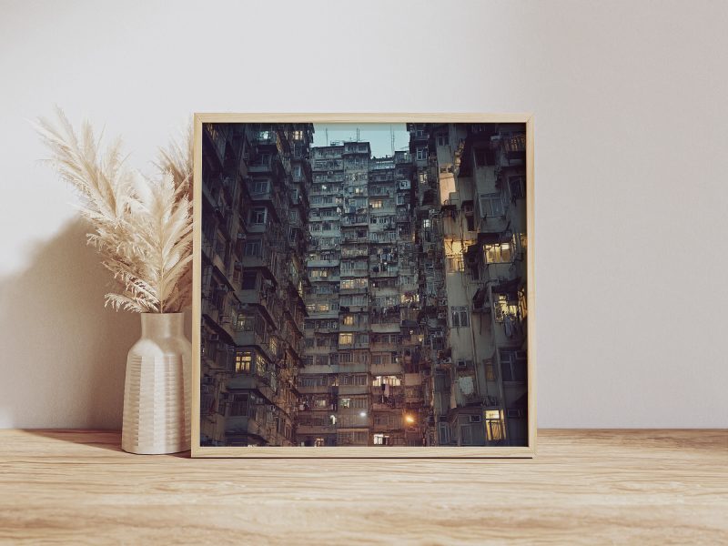 Kowloon City Housing Complex | Retro Photography Hongkong Poster Art | Asian Highrise - Image 10
