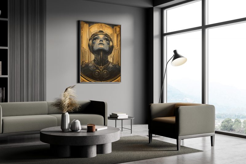 Metropolis Style Robot Film Poster | Retro Futurism Art | Filmposter - Image 10