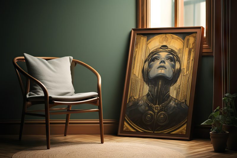 Metropolis Style Robot Film Poster | Retro Futurism Art | Filmposter - Image 6