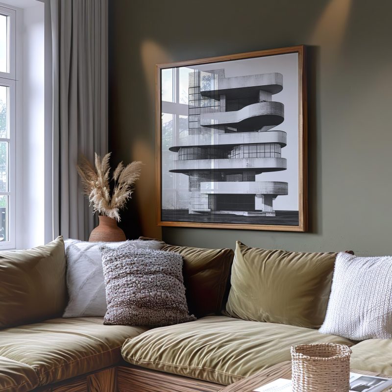 Brutalist Architecture Poster #1 | Digital Download | Printable Brutalist Poster - Image 2