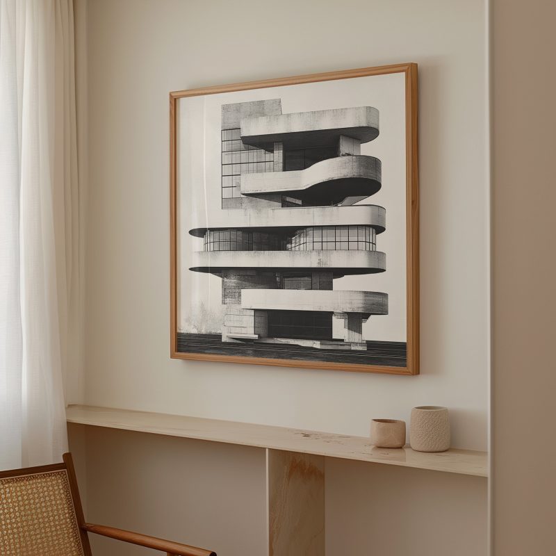 Brutalist Architecture Poster #1 | Digital Download | Printable Brutalist Poster - Image 10