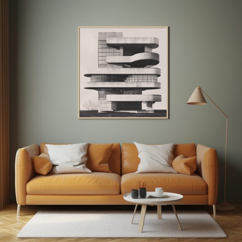Brutalist Architecture Poster #1 | Digital Download | Printable Brutalist Poster - Image 11