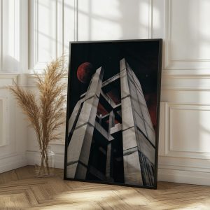 Brutalist Architecture Poster #3 | Concrete Architecture | Brutalist Printable Art