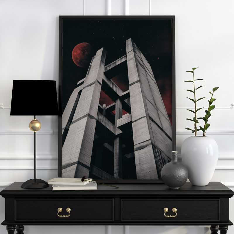 Brutalist Architecture Poster #3 | Concrete Architecture | Brutalist Printable Art - Image 8