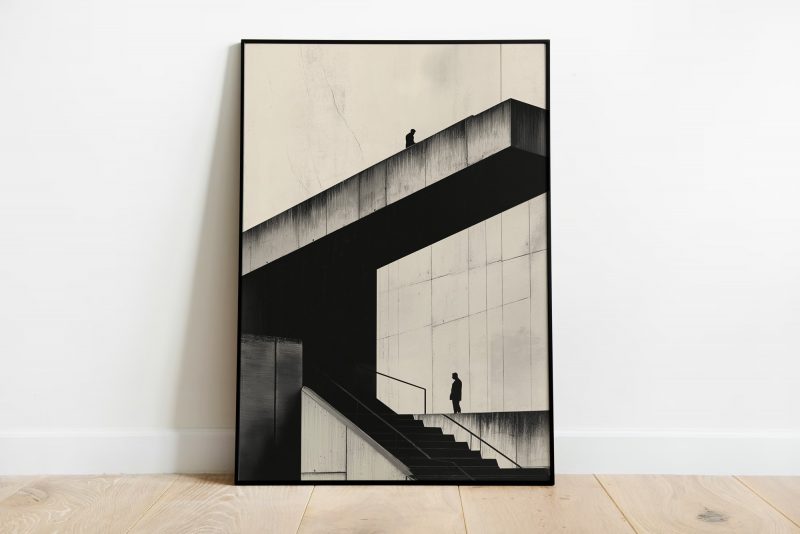 Brutalist Architecture Poster #4 | Concrete Art | Brutalist Style Printable Art