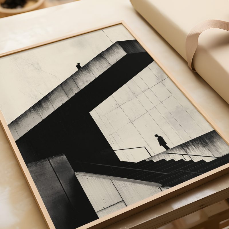 Brutalist Architecture Poster #4 | Concrete Art | Brutalist Style Printable Art - Image 2