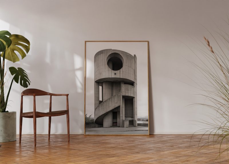 Brutalist Architecture Poster #5 | Bunker Art | Digital Download | Concrete Architecture | Printable Wall Art - Image 6