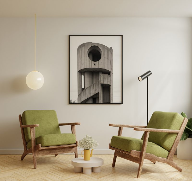 Brutalist Architecture Poster #5 | Bunker Art | Digital Download | Concrete Architecture | Printable Wall Art - Image 10