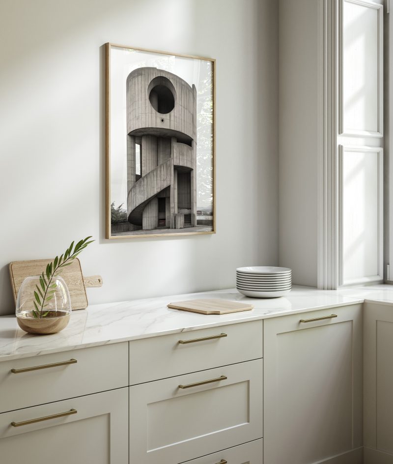 Brutalist Architecture Poster #5 | Bunker Art | Digital Download | Concrete Architecture | Printable Wall Art - Image 14