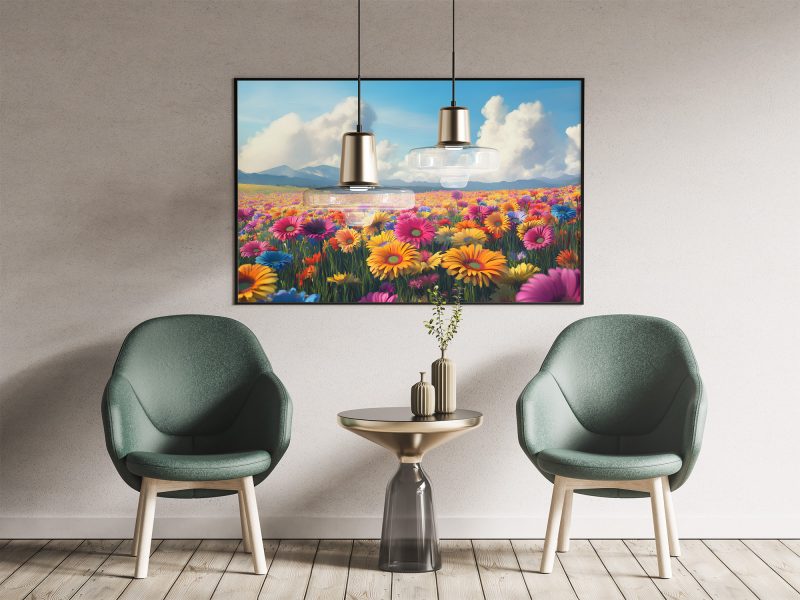 Gerbera Flower Field Printable Poster • Digital Painting Wall Art • Vibrant Floral Download for Home or Office Decor - Image 9