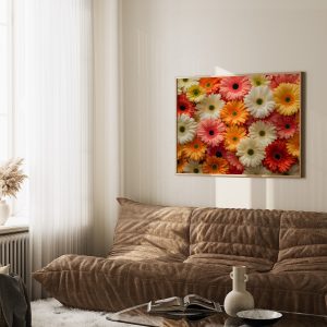 Gerbera Flowers Printable Poster • Floral Photography Digital Wall Art • Bright Wildflower Download for Colorful Decor or Gallery Wall