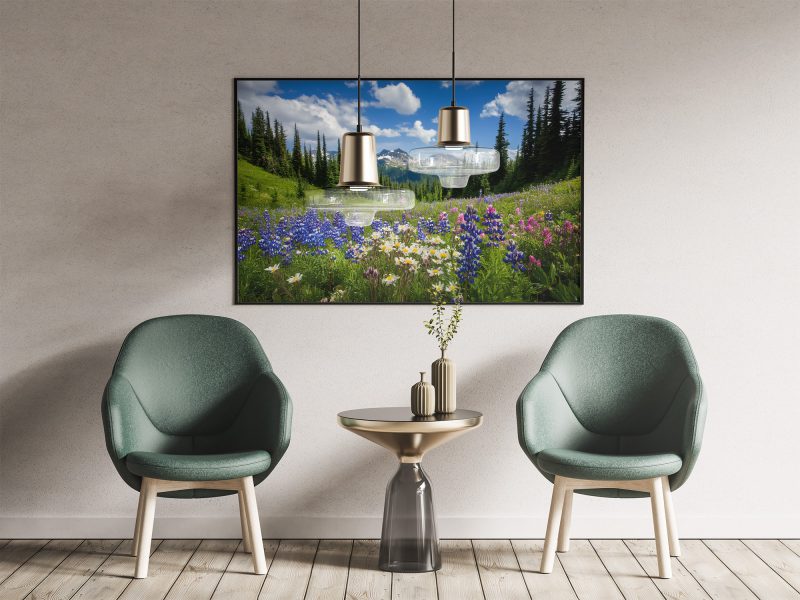 Mountain Wildflowers Digital Poster • Photography Wall Art Download • Printable Nature Scene for Rustic & Neutral Home Decor - Image 9