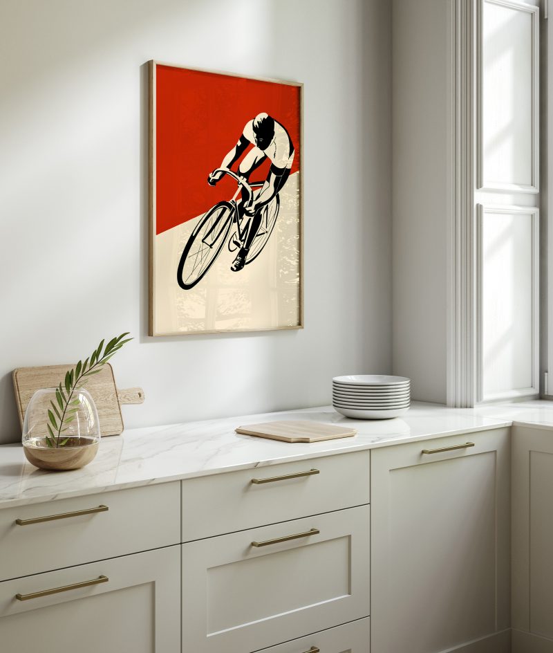 Racing Bike Print | Bicycle Poster | Cycling Wall Art | Minimal Wall Decor | Digital Printable Art | Contemporary Decor - Image 11