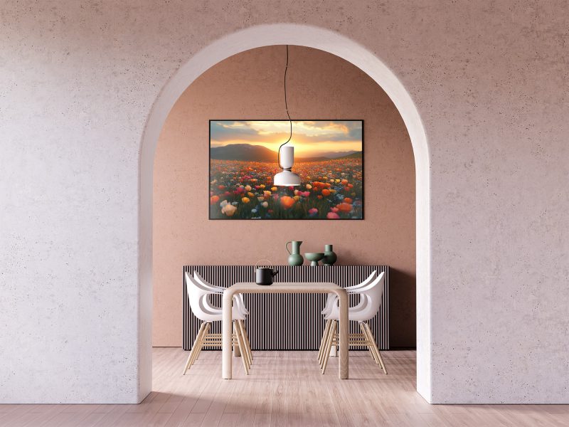 Sunset Flower Meadow Wall Art • Photography Digital Poster • Printable Wildflowers Landscape for Tranquil Home Decor or Gallery Wall - Image 10
