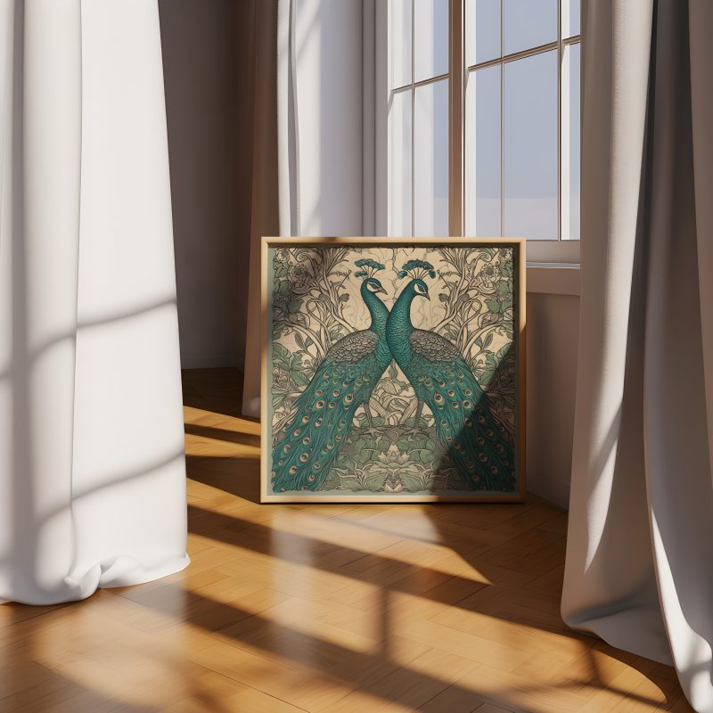 Vintage Peacock Set of 3 | Instant Download | William Morris Printable Poster - Image 5