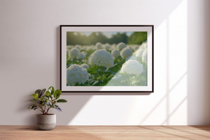 Wildflower Field Printable Poster • Photography Wall Art • Digital Download Landscape Photo for Home Decor • Neutral Gallery Wall Art - Image 4