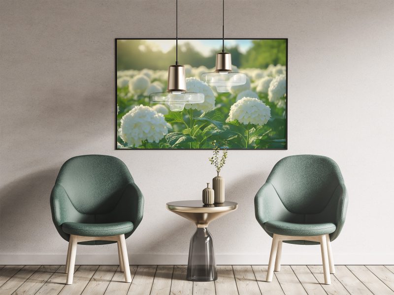 Wildflower Field Printable Poster • Photography Wall Art • Digital Download Landscape Photo for Home Decor • Neutral Gallery Wall Art - Image 3