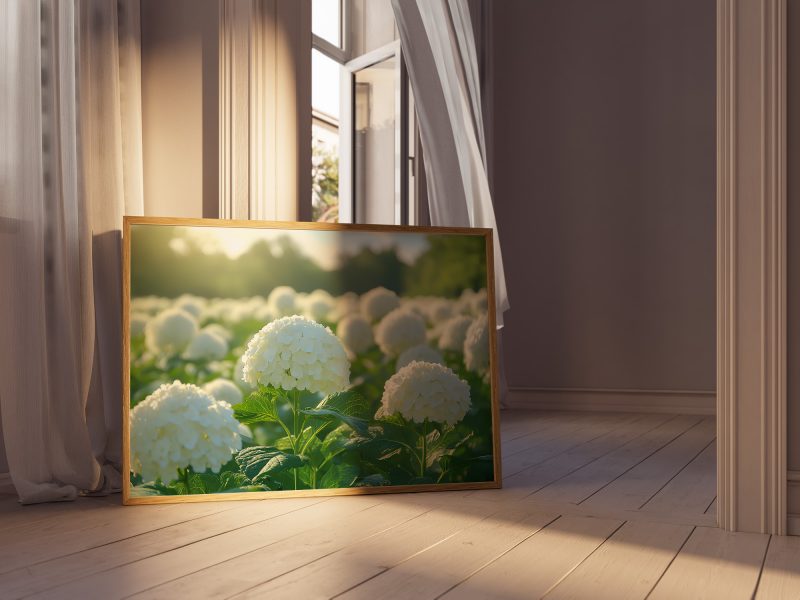 Wildflower Field Printable Poster • Photography Wall Art • Digital Download Landscape Photo for Home Decor • Neutral Gallery Wall Art