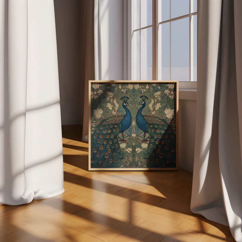 Vintage Peacock Set of 3 | Instant Download | William Morris Printable Poster - Image 4